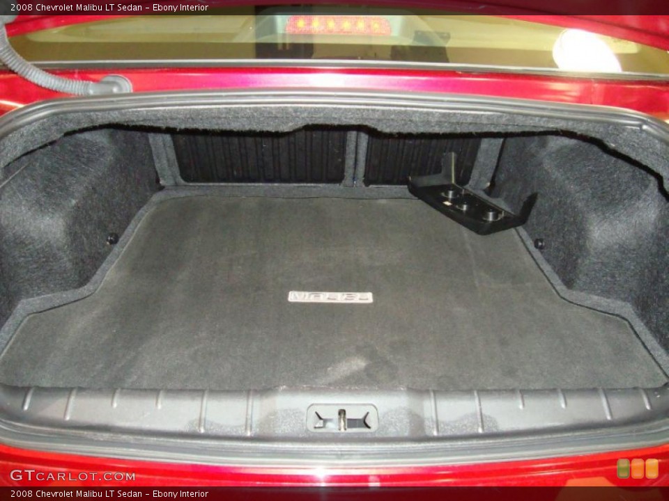 Ebony Interior Trunk for the 2008 Chevrolet Malibu LT Sedan #41002558