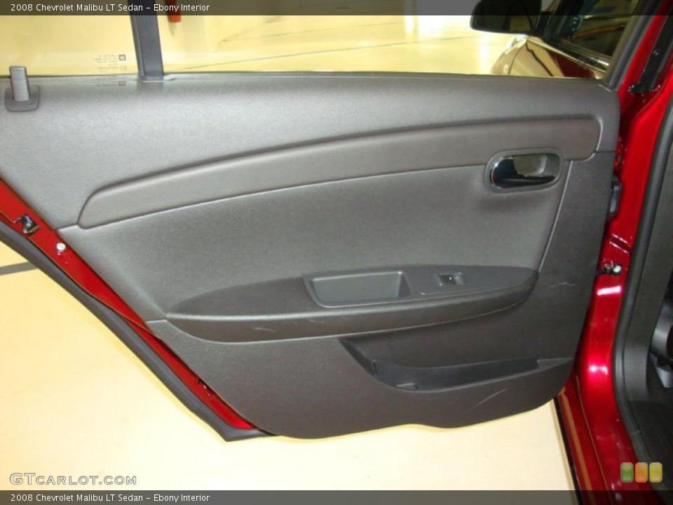 Ebony Interior Door Panel for the 2008 Chevrolet Malibu LT Sedan #41002590
