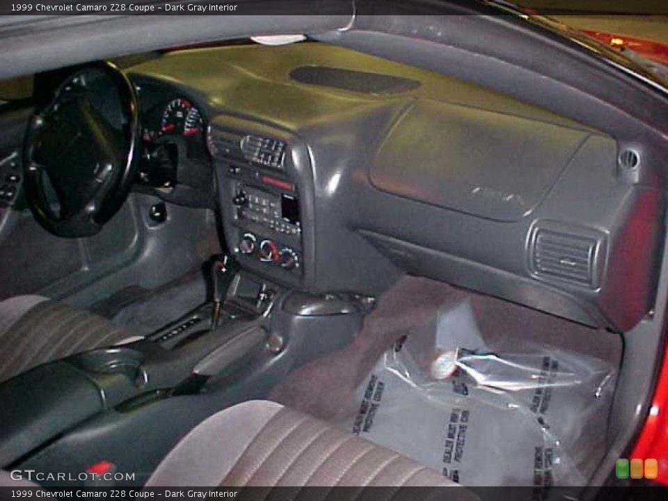 Dark Gray Interior Dashboard for the 1999 Chevrolet Camaro Z28 Coupe #41006726