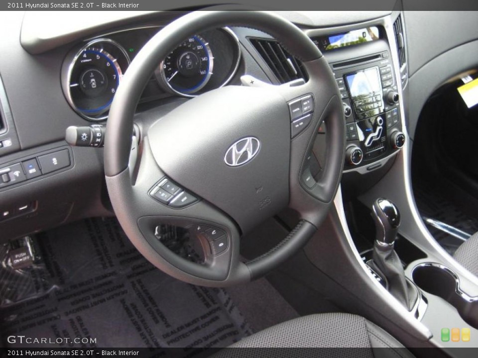 Black Interior Photo for the 2011 Hyundai Sonata SE 2.0T #41007706