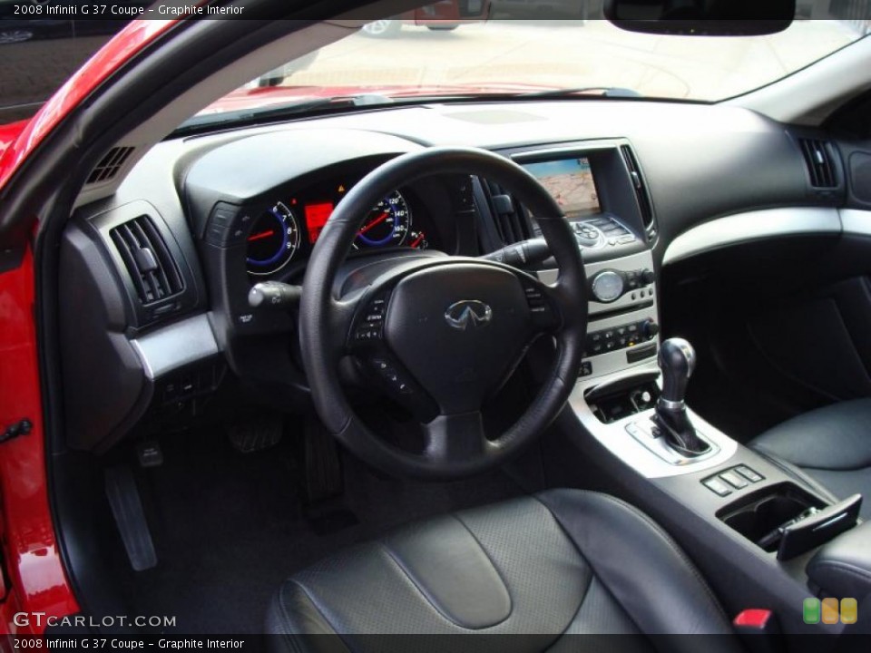 Graphite Interior Dashboard for the 2008 Infiniti G 37 Coupe #41008034
