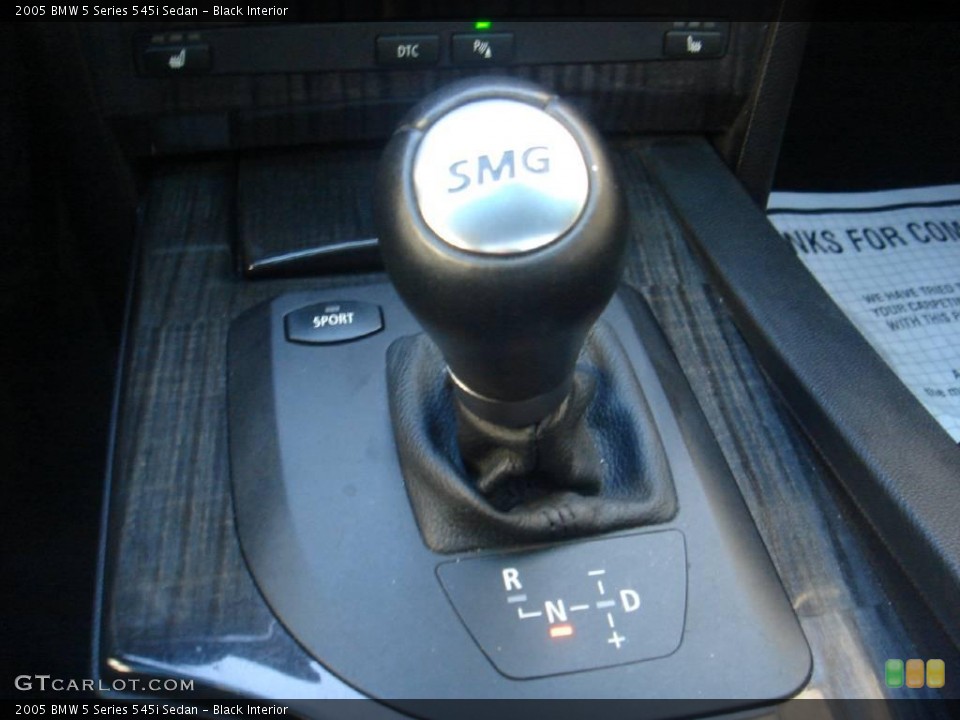 Black Interior Transmission for the 2005 BMW 5 Series 545i Sedan #4100840