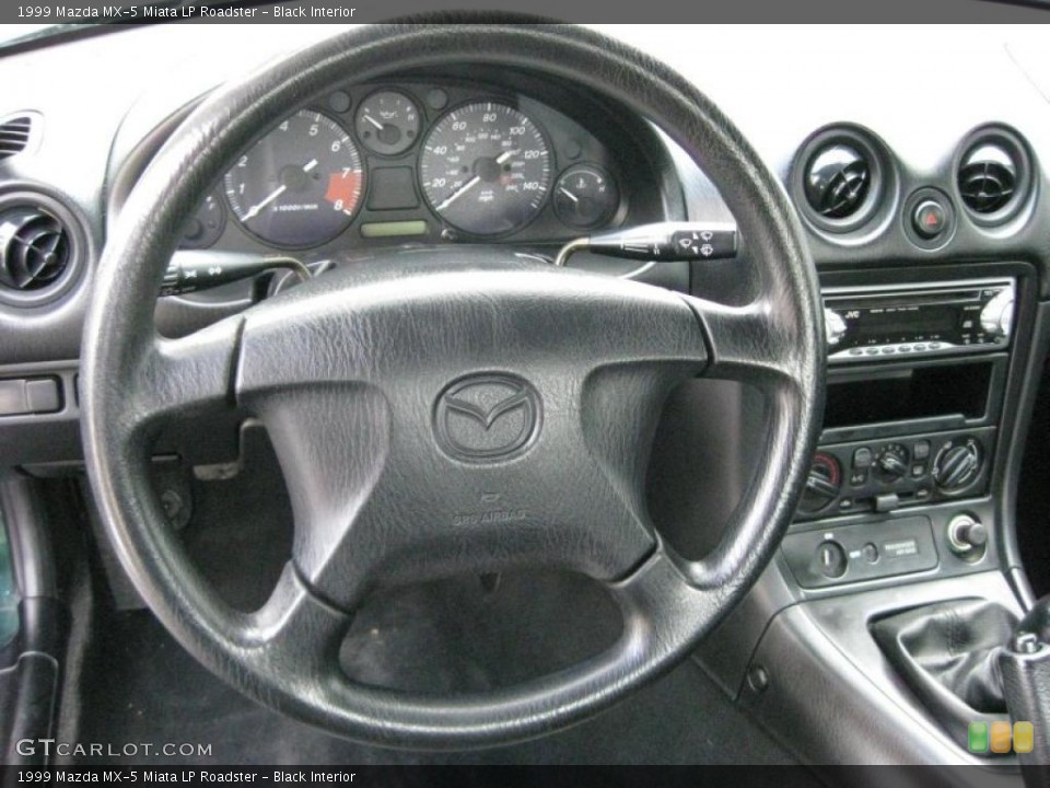 Black Interior Steering Wheel for the 1999 Mazda MX-5 Miata LP Roadster #41012070