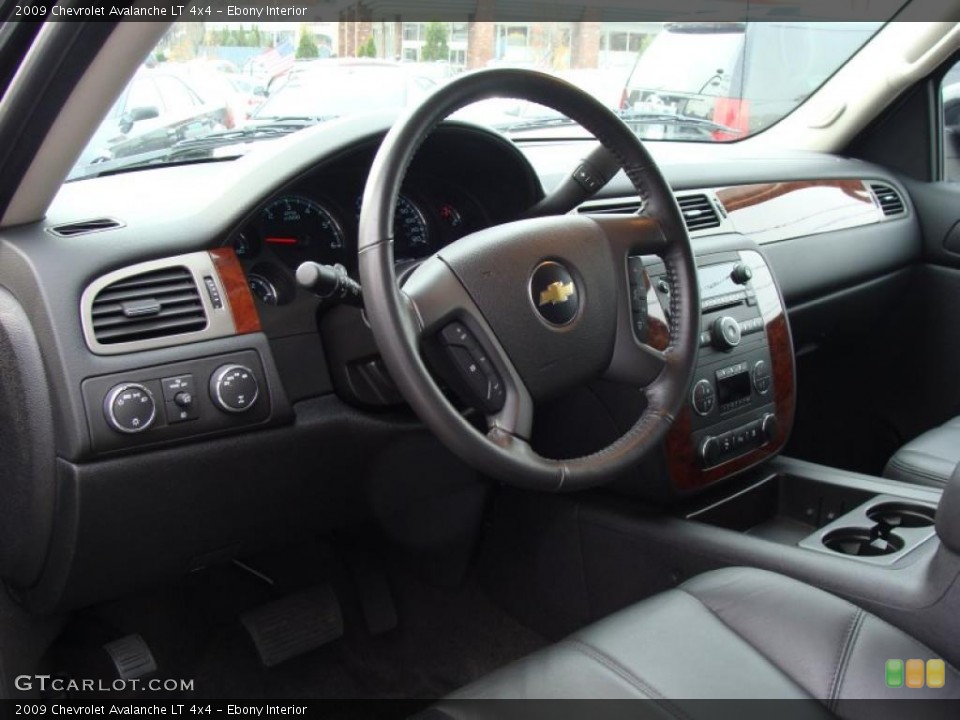 Ebony Interior Prime Interior for the 2009 Chevrolet Avalanche LT 4x4 #41013366