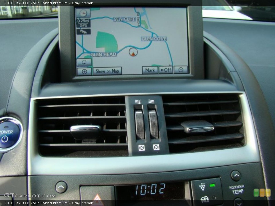 Gray Interior Navigation for the 2010 Lexus HS 250h Hybrid Premium #41019291