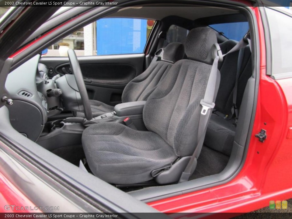 Graphite Gray Interior Photo for the 2003 Chevrolet Cavalier LS Sport Coupe #41020123