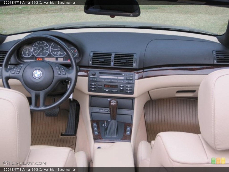 Sand Interior Prime Interior for the 2004 BMW 3 Series 330i Convertible #41023480
