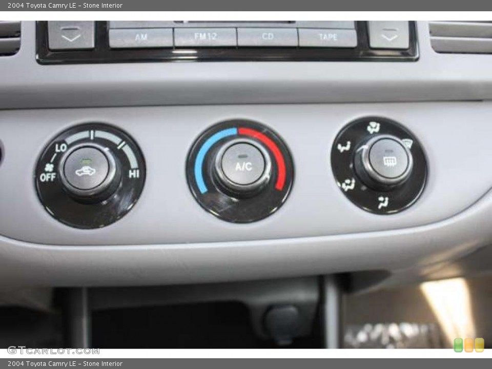 Stone Interior Controls for the 2004 Toyota Camry LE #41023968