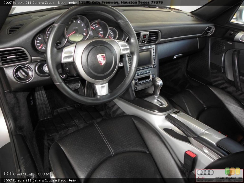 Black Interior Prime Interior for the 2007 Porsche 911 Carrera Coupe #41024084