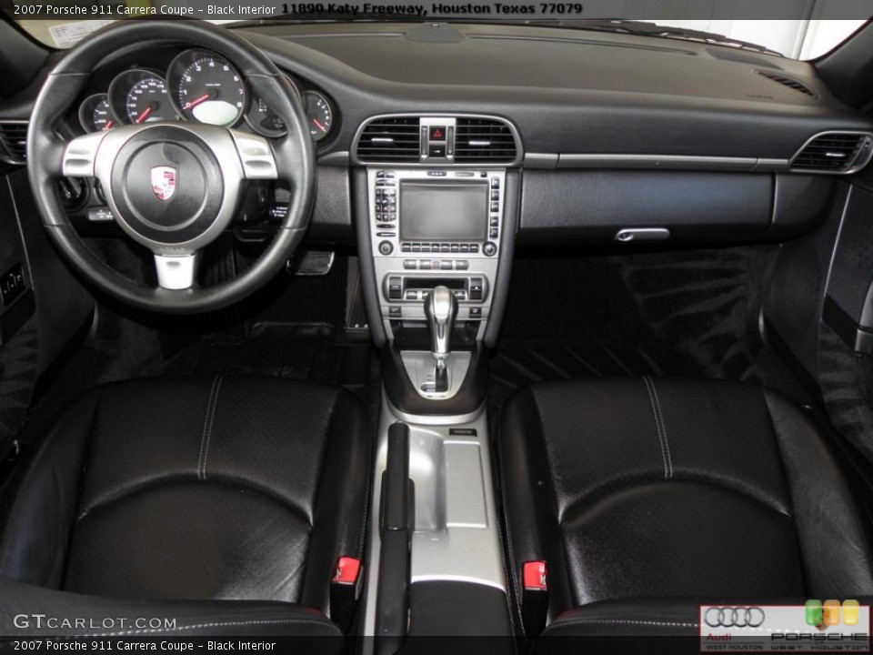 Black Interior Prime Interior for the 2007 Porsche 911 Carrera Coupe #41024156