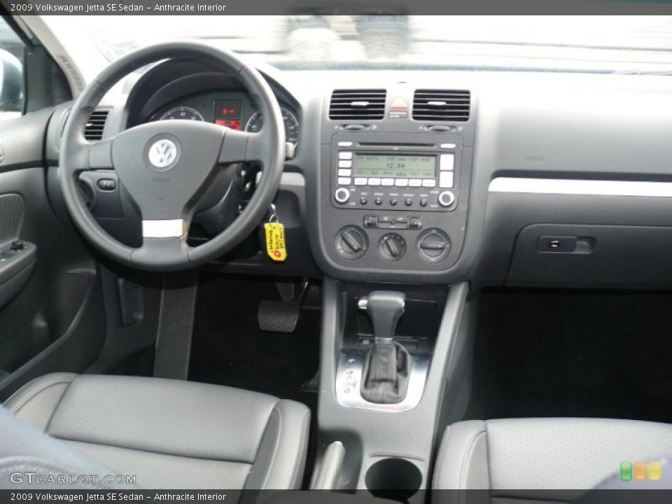Anthracite Interior Dashboard for the 2009 Volkswagen Jetta SE Sedan #41024160