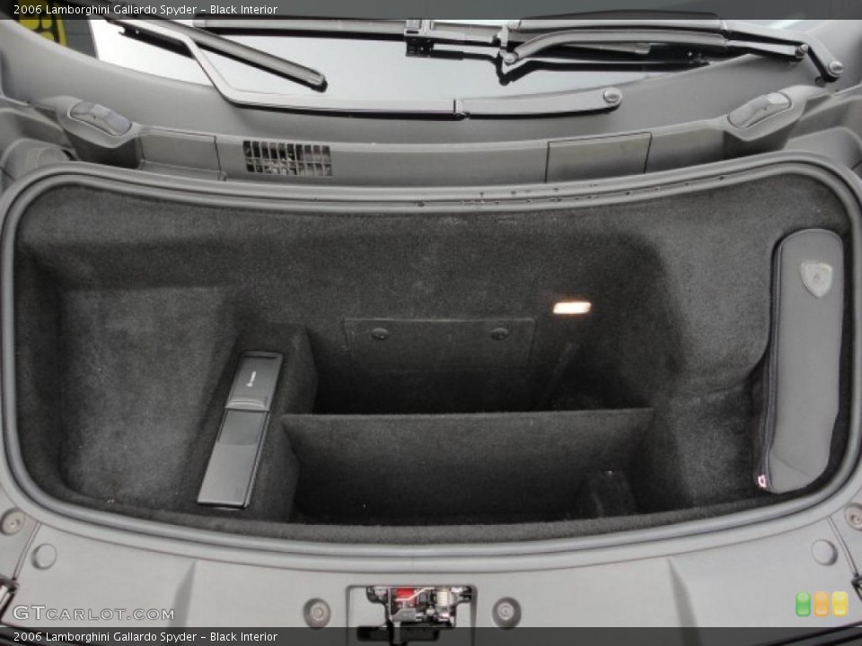 Black Interior Trunk for the 2006 Lamborghini Gallardo Spyder #41024316