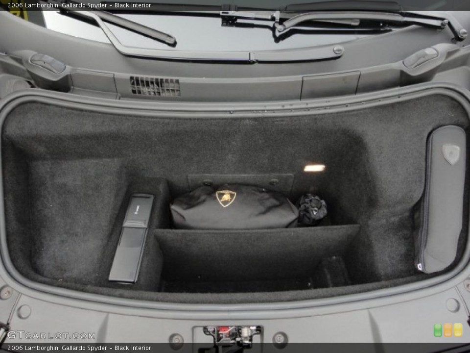 Black Interior Trunk for the 2006 Lamborghini Gallardo Spyder #41024328