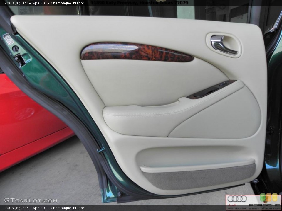 Champagne Interior Door Panel for the 2008 Jaguar S-Type 3.0 #41024856