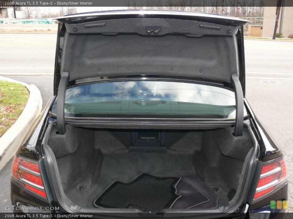 Ebony/Silver Interior Trunk for the 2008 Acura TL 3.5 Type-S #41025324