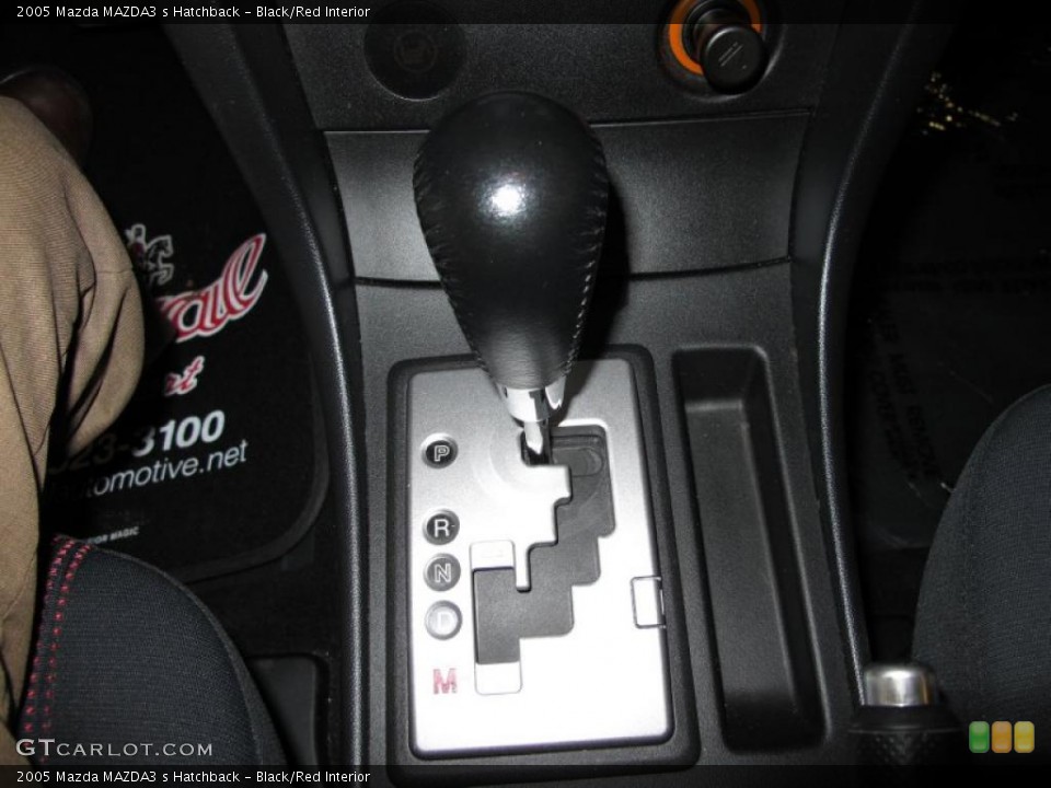 Black/Red Interior Transmission for the 2005 Mazda MAZDA3 s Hatchback #41026164