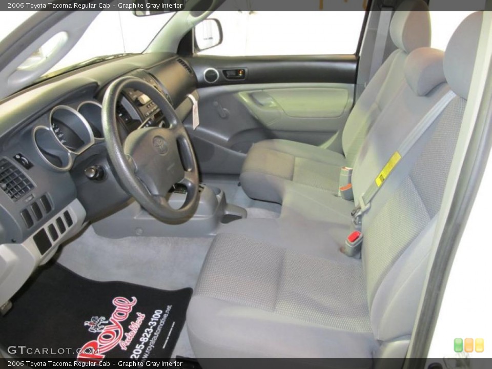 Graphite Gray Interior Photo for the 2006 Toyota Tacoma Regular Cab #41027168