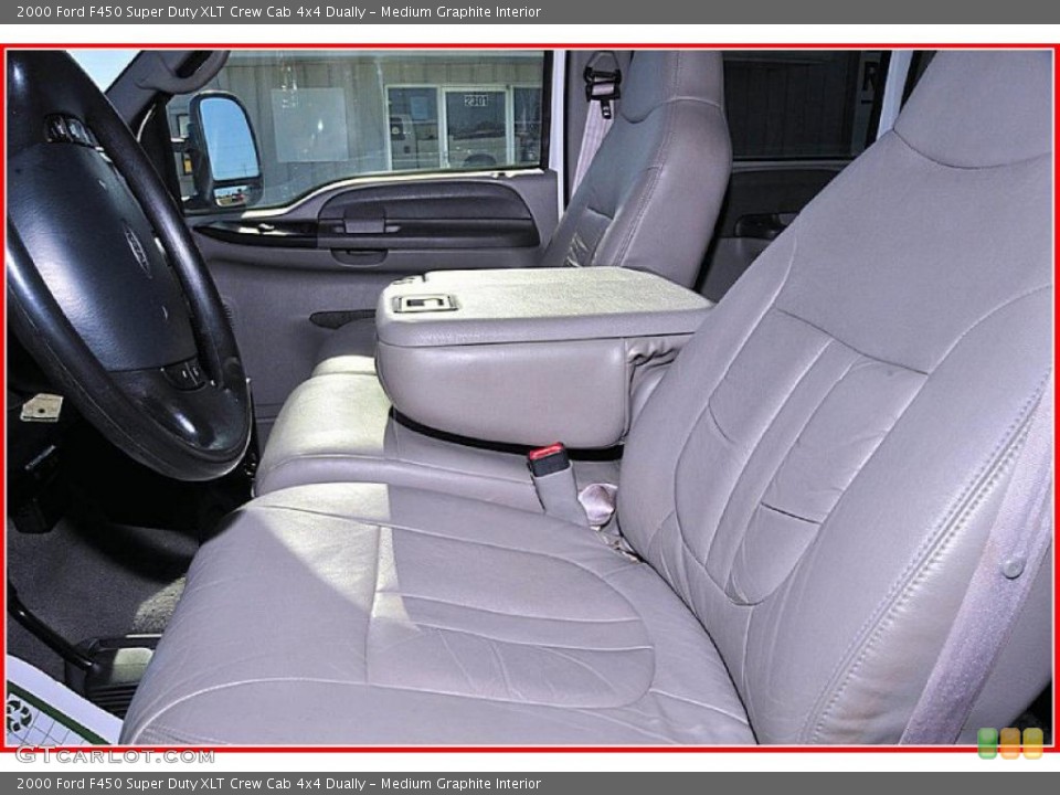 Medium Graphite Interior Photo for the 2000 Ford F450 Super Duty XLT Crew Cab 4x4 Dually #41028072