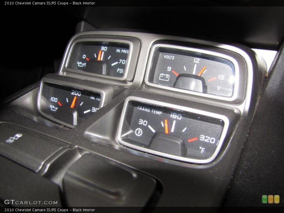 Black Interior Gauges for the 2010 Chevrolet Camaro SS/RS Coupe #41028908