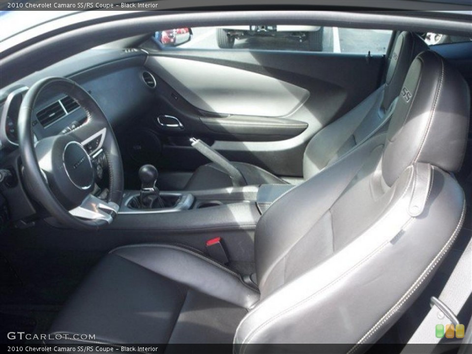 Black Interior Photo for the 2010 Chevrolet Camaro SS/RS Coupe #41031948