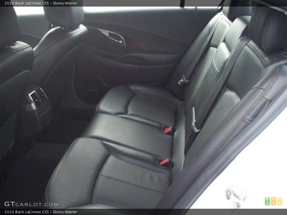 Ebony Interior Photo for the 2010 Buick LaCrosse CXS #41033072