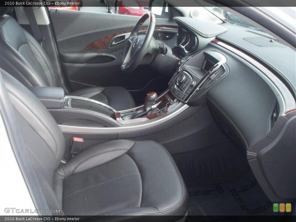 Ebony Interior Photo for the 2010 Buick LaCrosse CXS #41033138