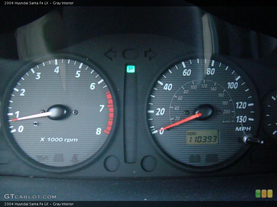 Gray Interior Gauges for the 2004 Hyundai Santa Fe LX #41033584