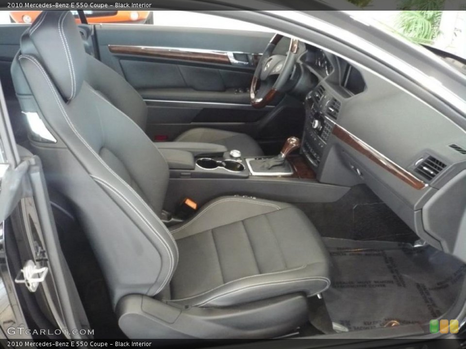 Black Interior Photo for the 2010 Mercedes-Benz E 550 Coupe #41035748