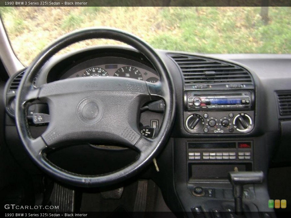 Black Interior Steering Wheel for the 1993 BMW 3 Series 325i Sedan #41036004
