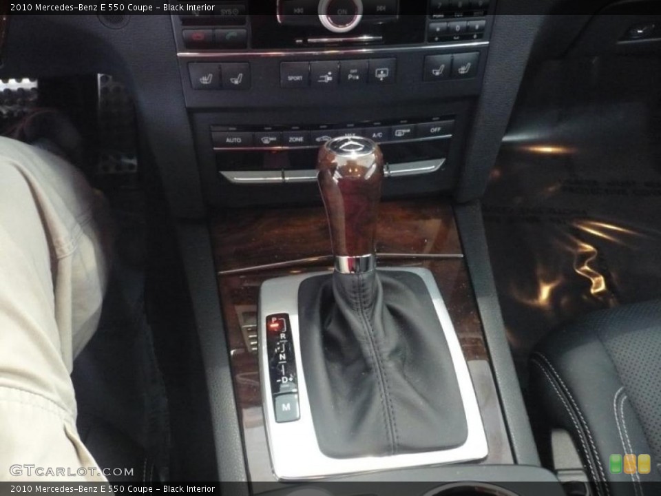 Black Interior Transmission for the 2010 Mercedes-Benz E 550 Coupe #41036140