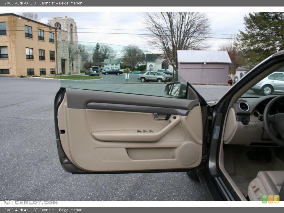 Beige Interior Door Panel for the 2003 Audi A4 1.8T Cabriolet #41036200