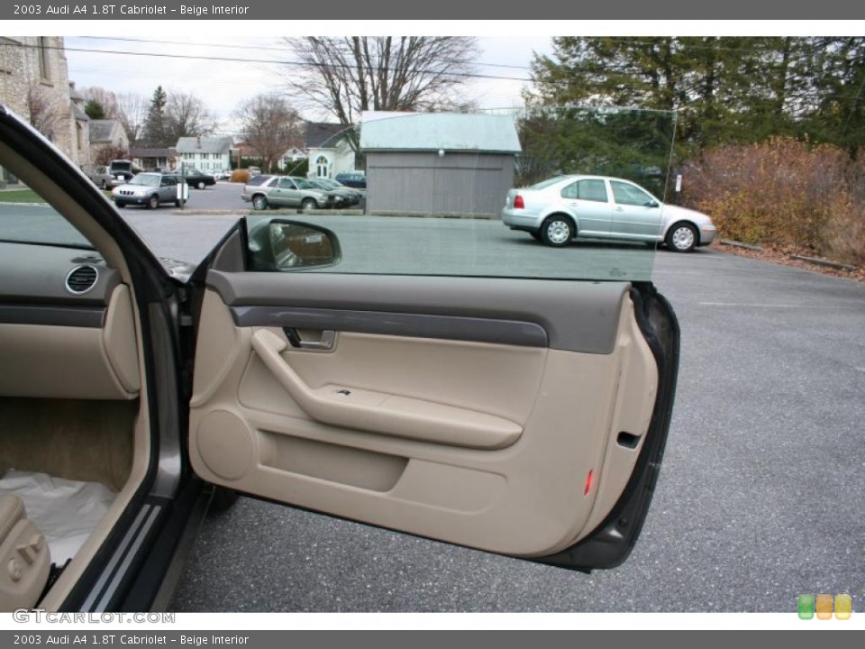 Beige Interior Door Panel for the 2003 Audi A4 1.8T Cabriolet #41036212
