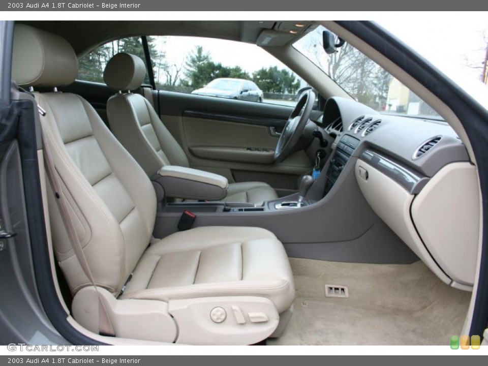 Beige Interior Photo for the 2003 Audi A4 1.8T Cabriolet #41036240