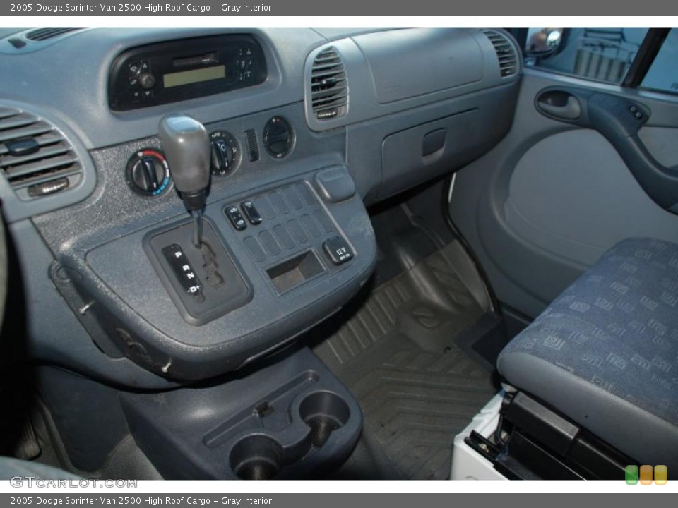 Gray Interior Controls for the 2005 Dodge Sprinter Van 2500 High Roof Cargo #41038212