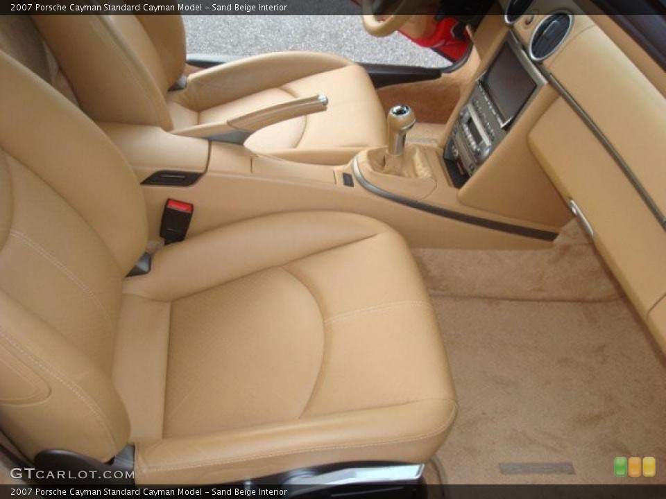 Sand Beige Interior Photo for the 2007 Porsche Cayman  #41038321