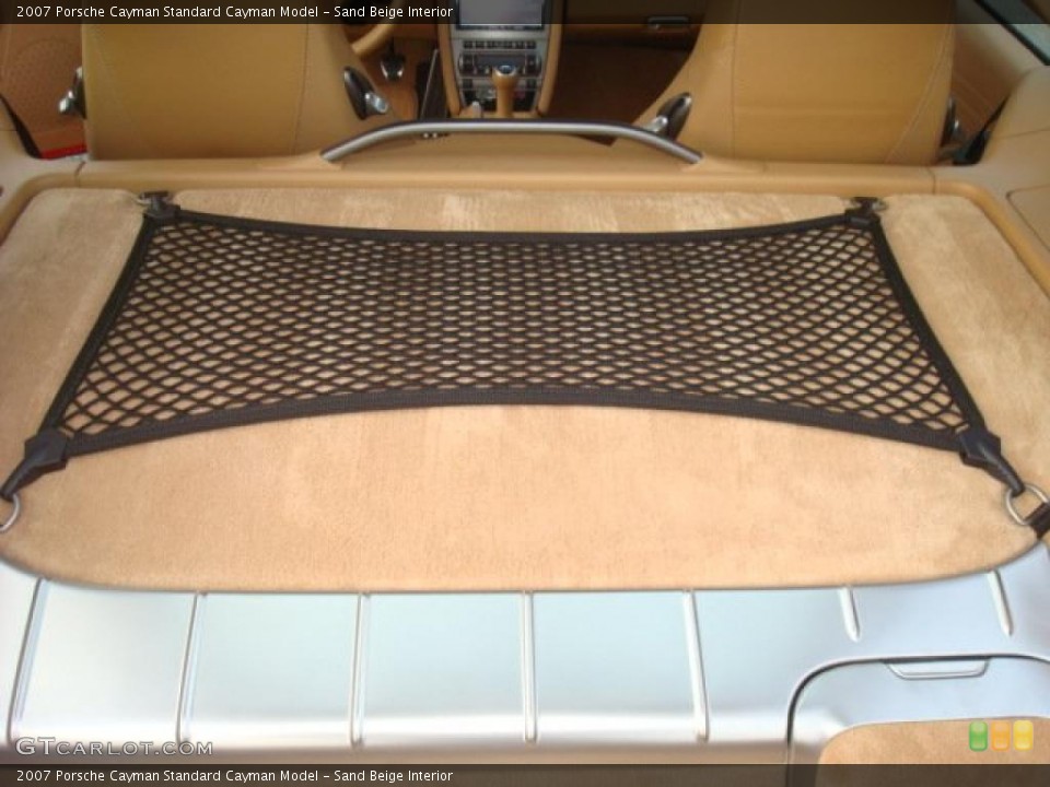 Sand Beige Interior Trunk for the 2007 Porsche Cayman  #41038400