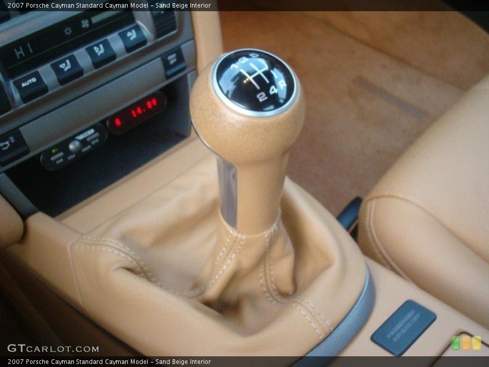 Sand Beige Interior Transmission for the 2007 Porsche Cayman  #41038624