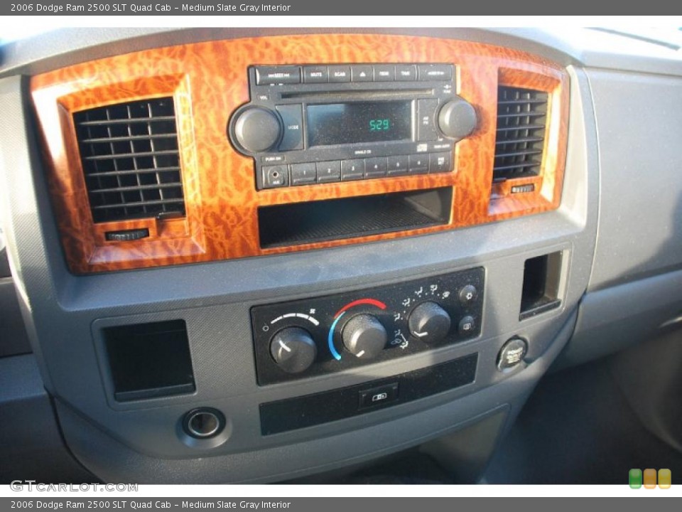 Medium Slate Gray Interior Controls for the 2006 Dodge Ram 2500 SLT Quad Cab #41039480