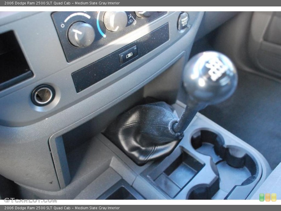 Medium Slate Gray Interior Transmission for the 2006 Dodge Ram 2500 SLT Quad Cab #41039496
