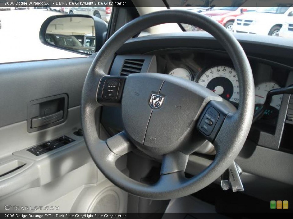 Dark Slate Gray/Light Slate Gray Interior Steering Wheel for the 2006 Dodge Durango SXT #41040272