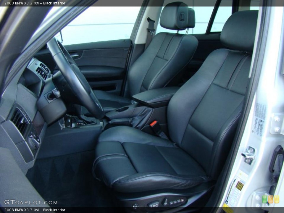 Black Interior Photo for the 2008 BMW X3 3.0si #41041905