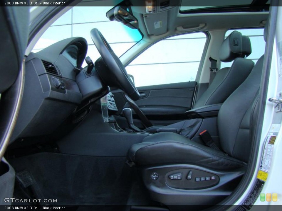 Black Interior Photo for the 2008 BMW X3 3.0si #41041925
