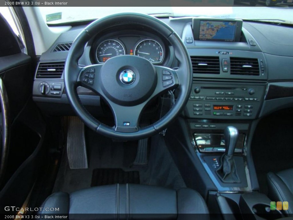 Black Interior Dashboard for the 2008 BMW X3 3.0si #41041965