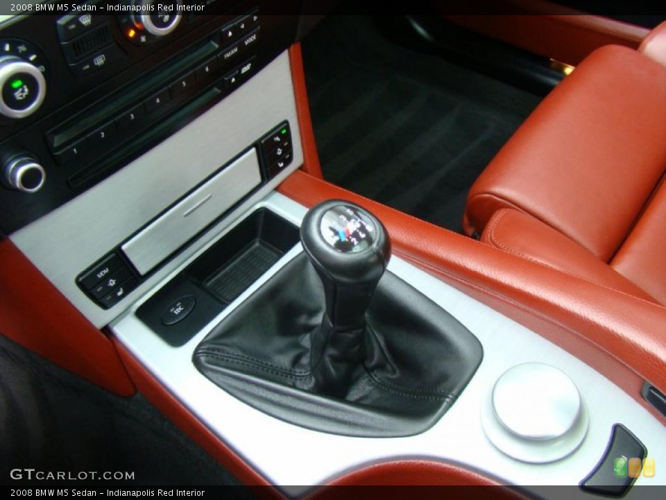 Indianapolis Red Interior Transmission for the 2008 BMW M5 Sedan #41042676
