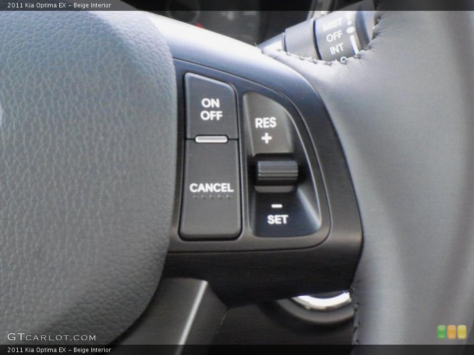 Beige Interior Controls for the 2011 Kia Optima EX #41043237