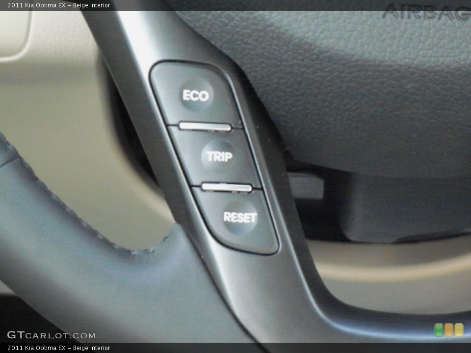 Beige Interior Controls for the 2011 Kia Optima EX #41043253