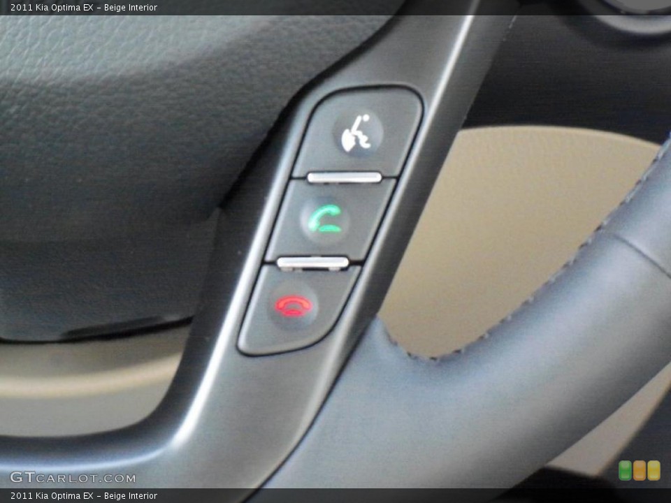 Beige Interior Controls for the 2011 Kia Optima EX #41043269