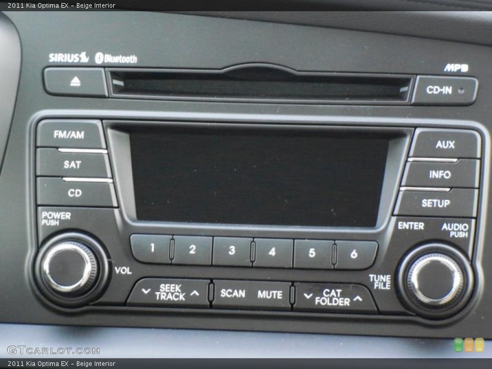 Beige Interior Controls for the 2011 Kia Optima EX #41043289