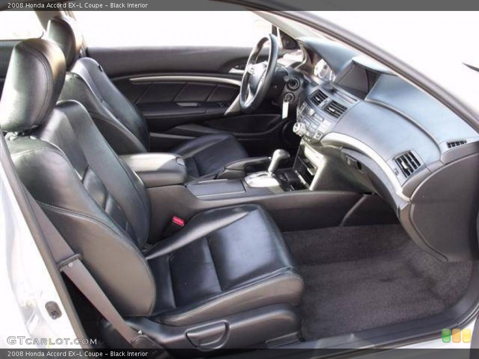 Black Interior Dashboard for the 2008 Honda Accord EX-L Coupe #41043429