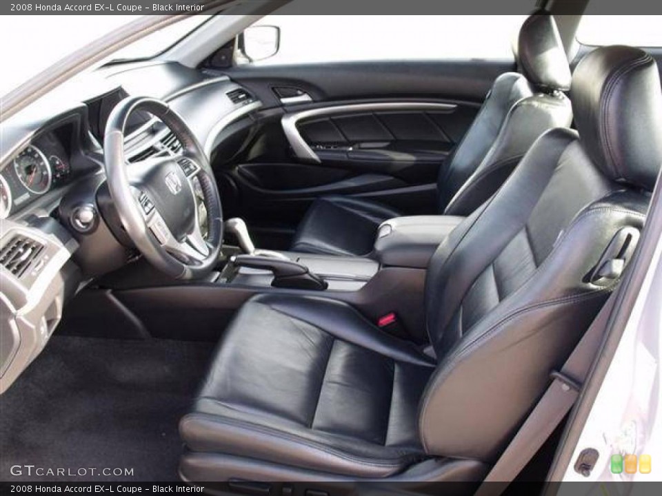 Black Interior Photo for the 2008 Honda Accord EX-L Coupe #41043501